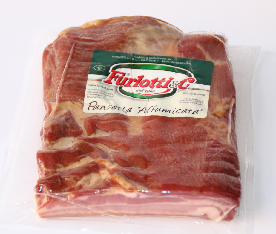 Pancetta tesa affumicata L'Alimentare Loiacono